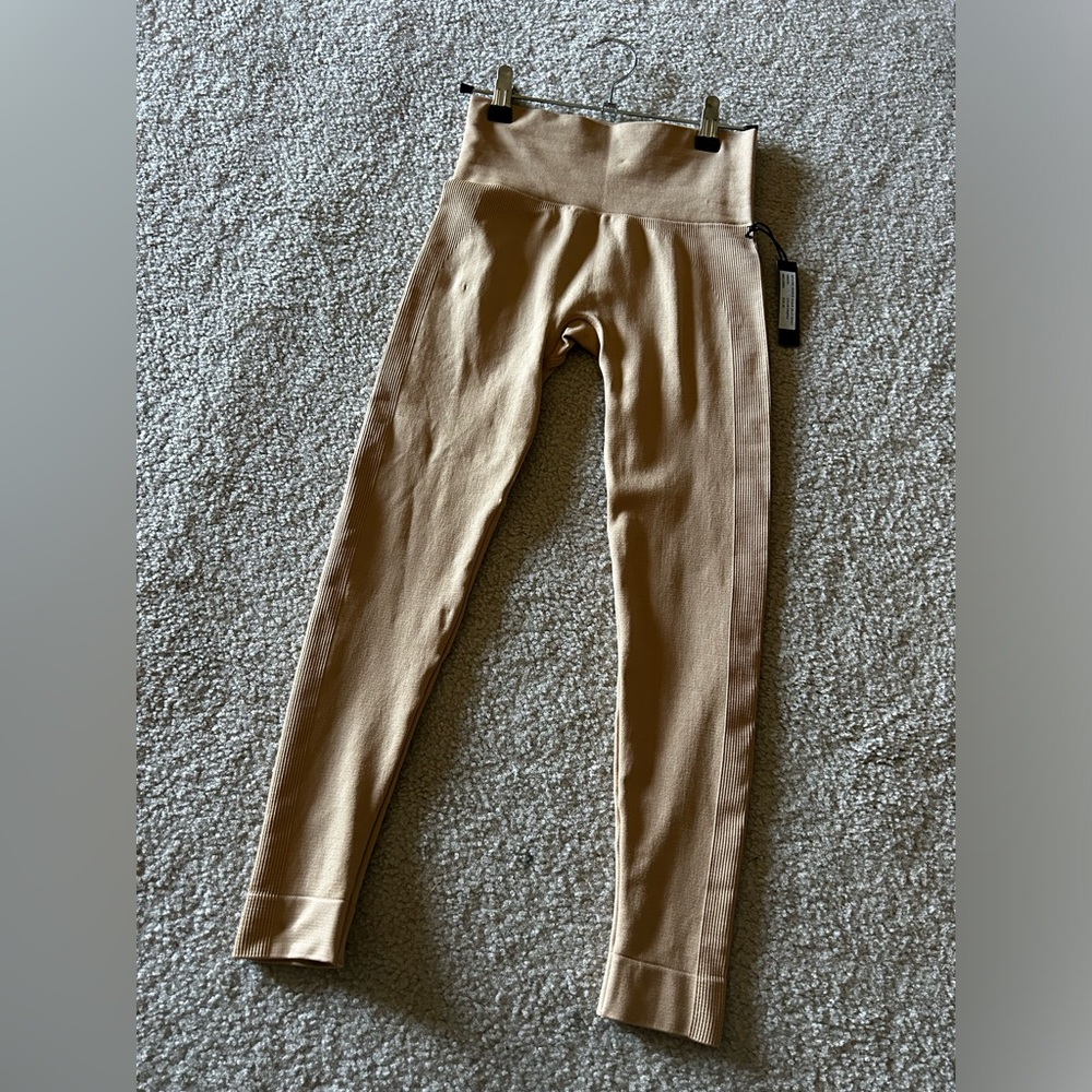Set Active x Revolve leggings in tan size XS